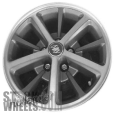 Picture of Buick SKYLARK (1983-1984) 14x6.5 Aluminum Alloy Machined with Charcoal 10 Spoke [01329]
