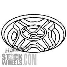 Picture of Chevrolet BERETTA (1992) 14x6 Aluminum Alloy Silver 4 Double Spoke [05017]
