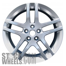 Picture of Chevrolet COBALT (2008-2010) 18x7.5 Aluminum Alloy Silver 5 Double Spoke [05351]