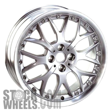 Picture of Mini COOPER (2003-2014) 17x7 Aluminum Alloy Silver with Machined Edge 8 Y Spoke [59405B]