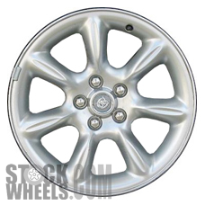 誕生日プレゼント Jaguar XJ8 (2000-2003) 18x8 Aluminum Alloy Silver 7 Spoke ネックレス・ペンダント