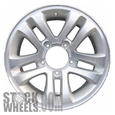 Picture of Suzuki VITARA (2004-2006) 16x7 Aluminum Alloy Machined with Silver 5 Double Spoke [60132]