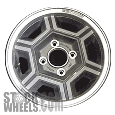 Picture of Nissan 200SX (1984-1985) 14x5.5 Aluminum Alloy Machined with Charcoal 6 Spoke [62131]
