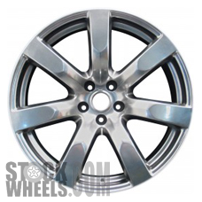 Picture of Nissan GT-R (2009-2011) 20x10.5 Aluminum Alloy Charcoal 7 Spoke [62520B]