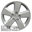 Picture of Suzuki VITARA (2009-2011) 17x6.5 Aluminum Alloy Silver 5 Spoke [72707]