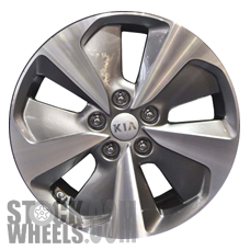 Picture of Kia OPTIMA (2014-2016) 17x6.5 Aluminum Alloy Chrome  (for use w/o TPMS Sensor) 5 Spoke [74709B]