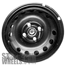 Picture of Daewoo NUBIRA (1998-2002) 14x5.5 Steel Black 15 Hole [75130]