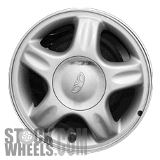 Picture of Daewoo LANOS (1998-2002) 14x5.5 Aluminum Alloy Silver 5 Spoke [75131]
