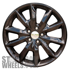Picture of Jeep CHEROKEE (2014-2015) 17x7.5 Aluminum Alloy Satin Black 5 Y Spoke [09131B]