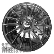 Picture of Hyundai VELOSTER (2016) 18x7.5 Aluminum Alloy Black  (for use w/o TPMS Sensor) 15 Spoke [70893B]