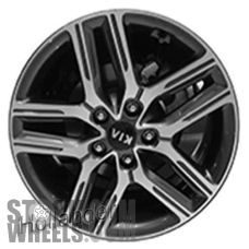 Picture of Kia FORTE (2019) 17x7 Aluminum Alloy Machined with Grey 5 Double Spoke [74780]